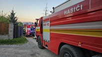 Zásah pri požiari chatky – Kolónia Hviezda