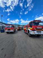 Zásah – požiar zberných surovín