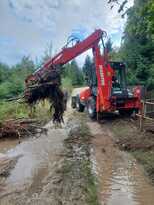 Výdatné zrážky a technické zásahy v meste Martin