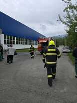 Zásah pri požiari lakovne – Vrútky