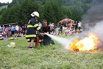 Ukážka hasičskej činnosti v Čičmanoch